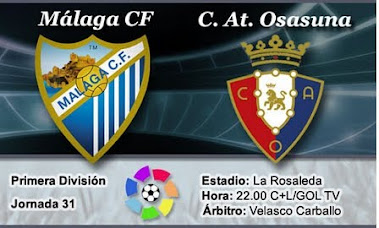 MÁLAGA C. F. 1 - 0 C. A. OSASUNA