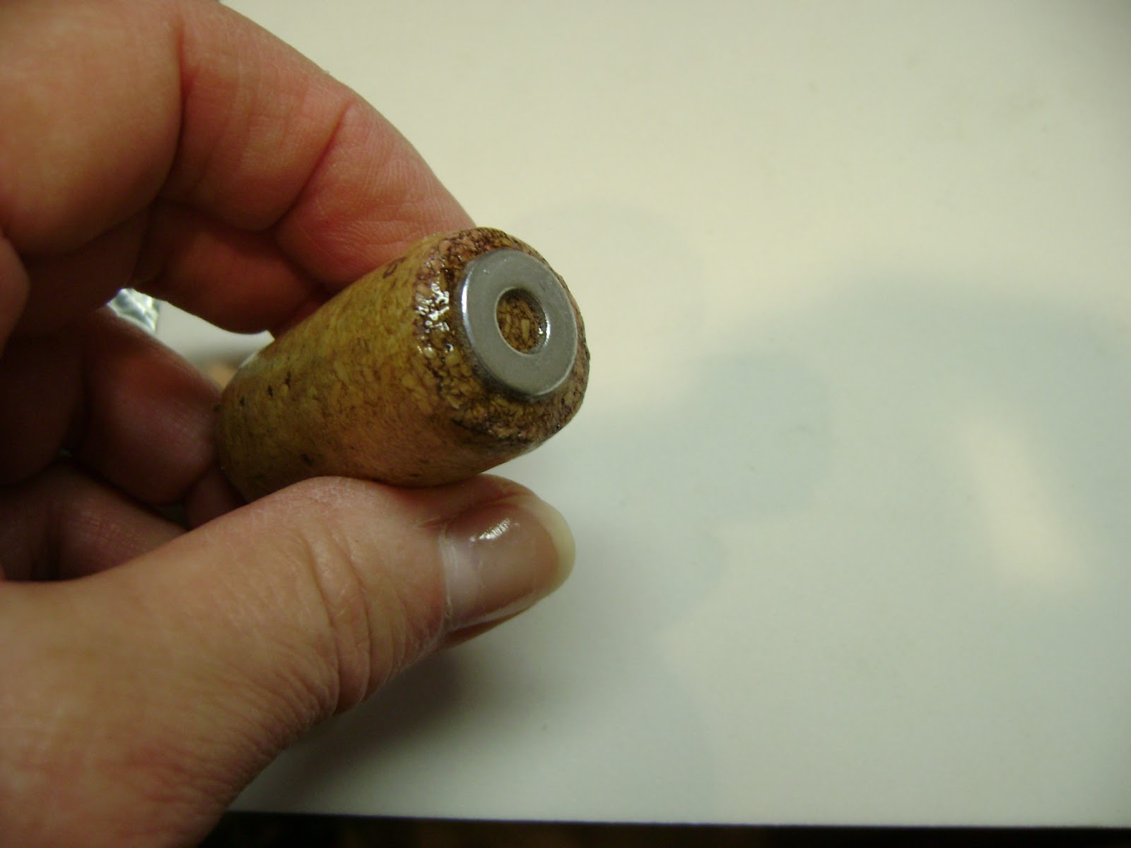 intuitive crafter Wine Cork Keychain Tutorial