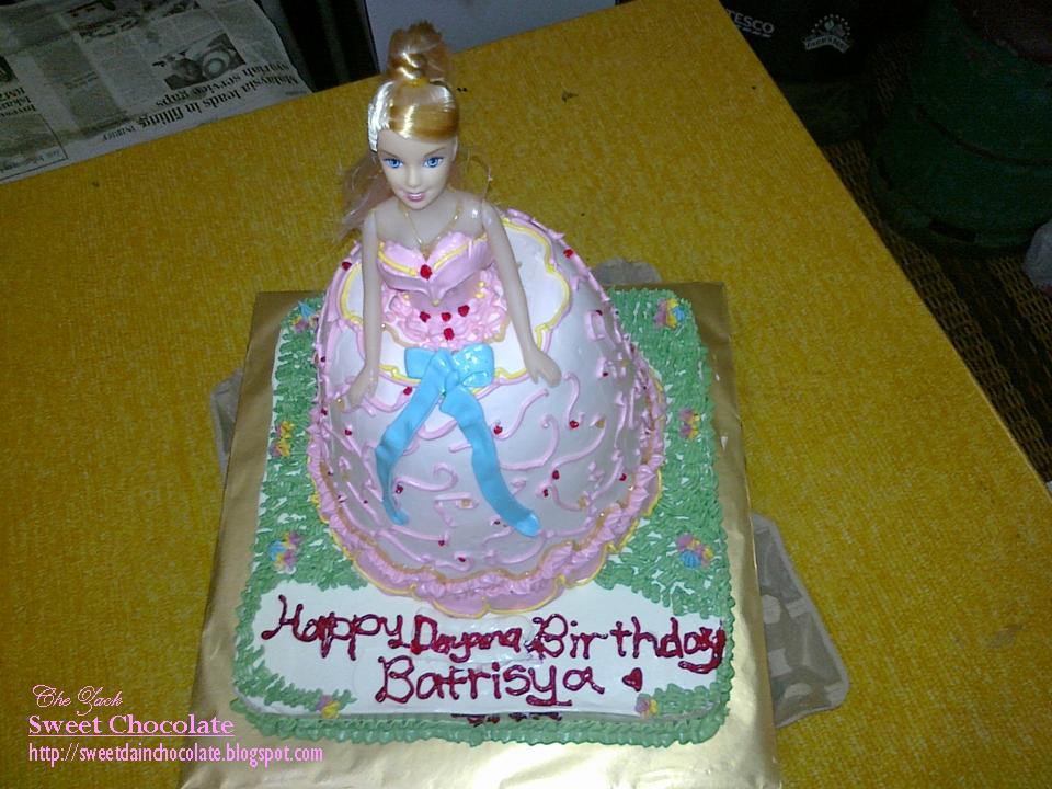 Sweet Chocolate Moist Chocolate Barbie Cake