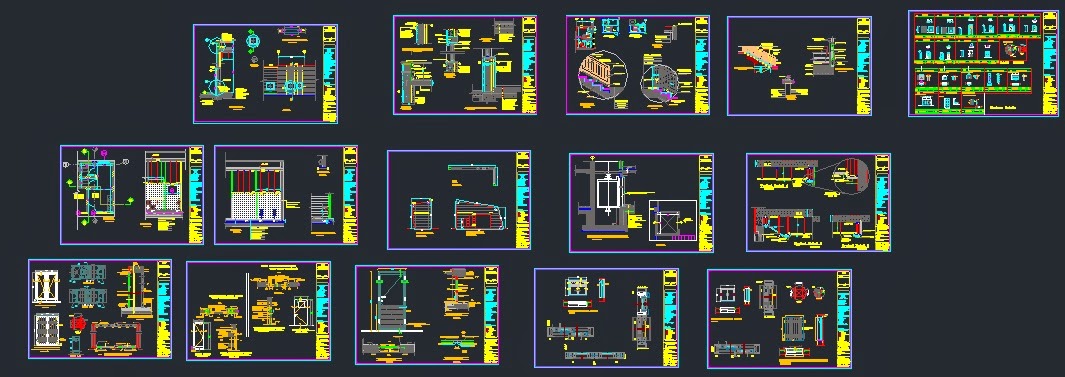 Architectiural CAD drawings (dwg) - drawings of a full construction ... Architectiural CAD drawings (dwg) - drawings of a full construction ...