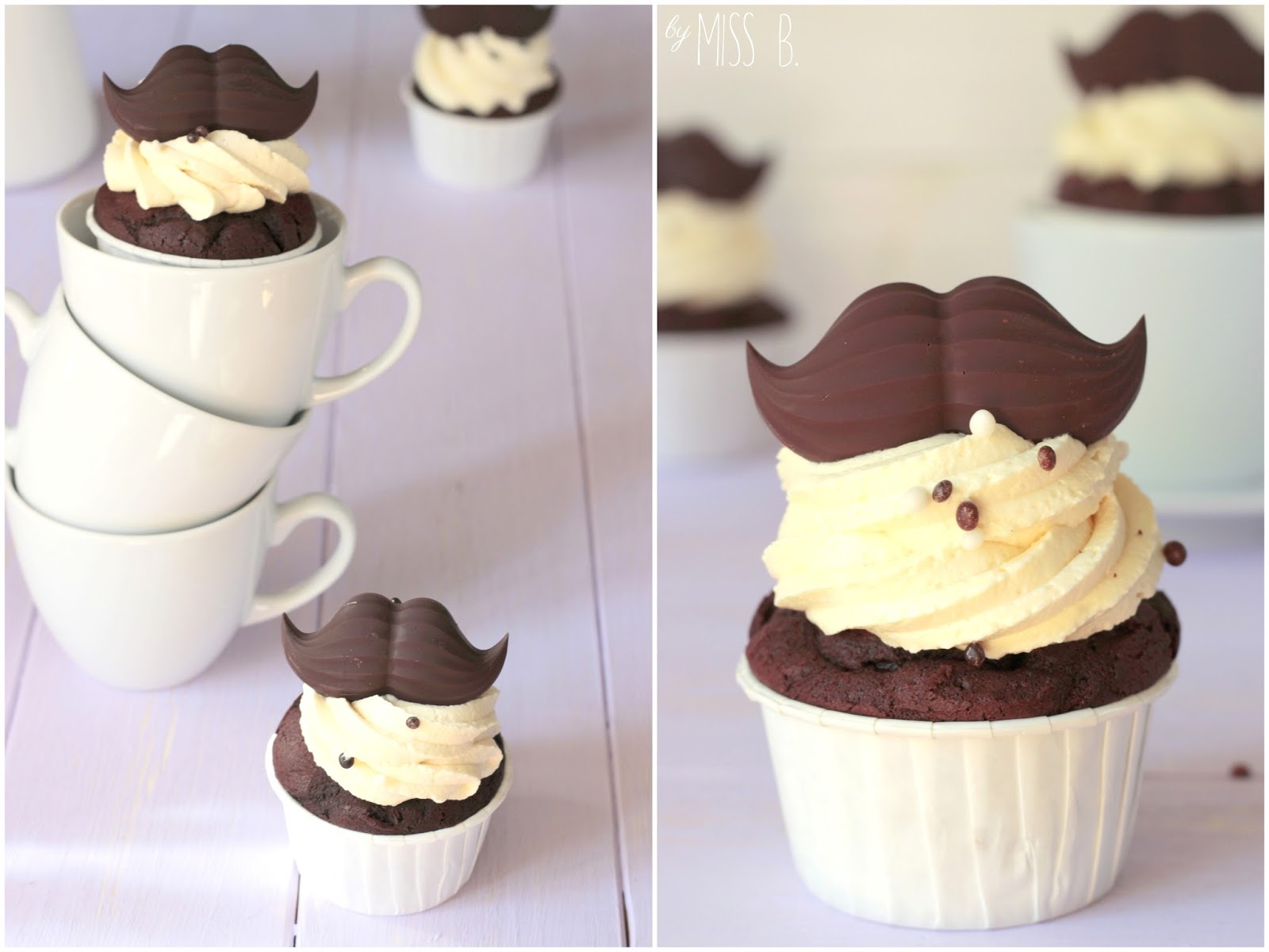 Miss Blueberrymuffin S Kitchen Cupcakes Fur Manner Moustache Cupcakes