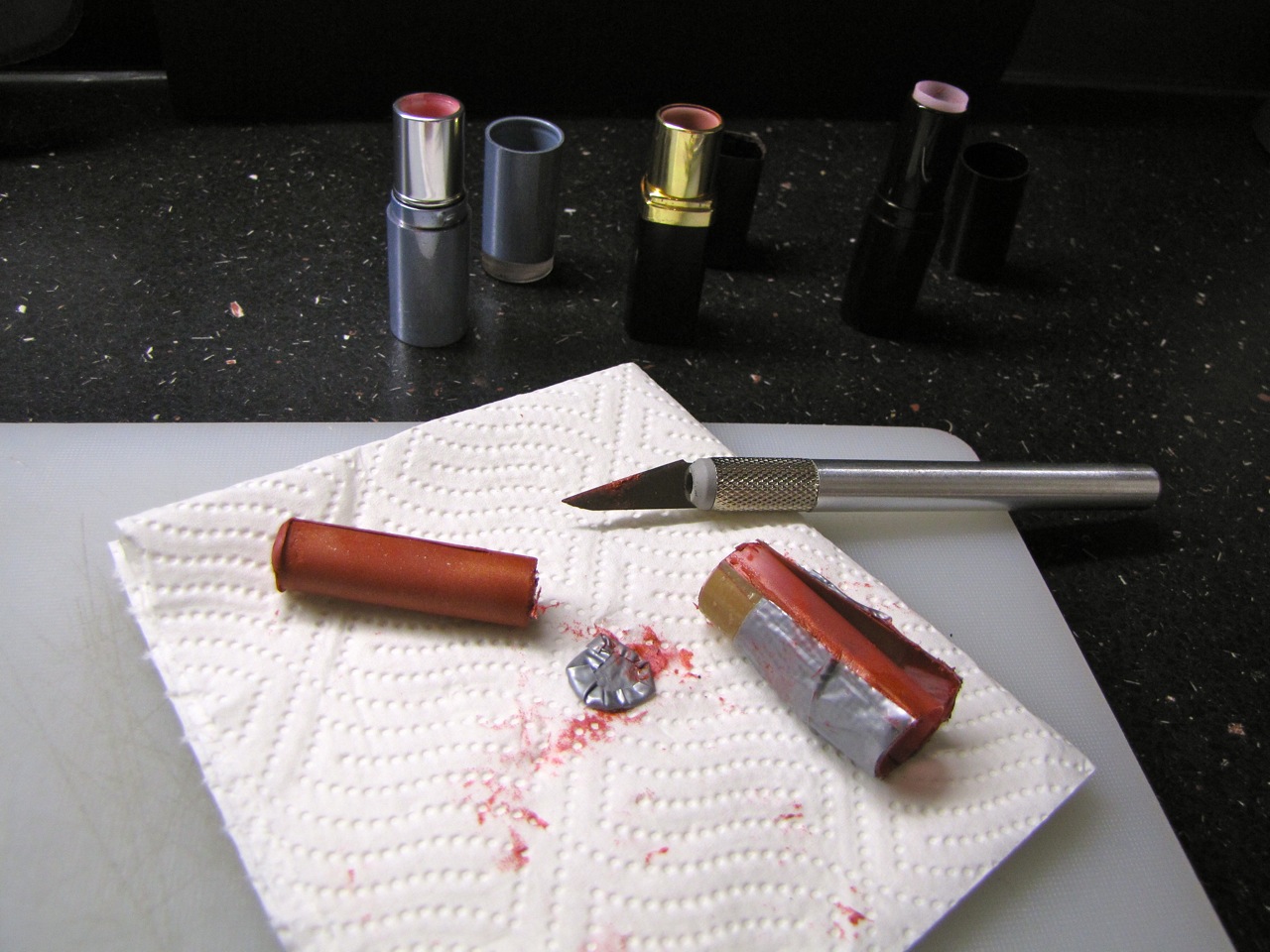 Of Dreams and Seams Tutorial Melting & Making New Lipsticks