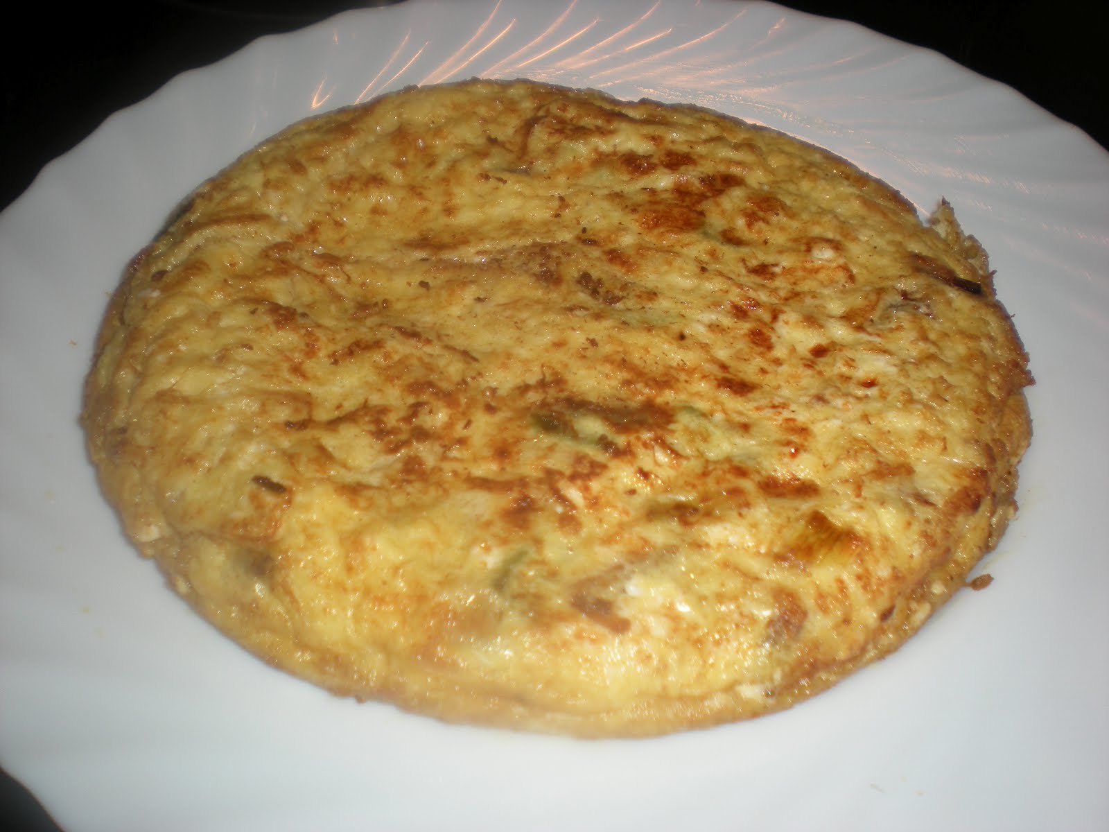 MIS TRUCOS DE COCINA TORTILLA DE CEBOLLA Y QUESO FRESCO