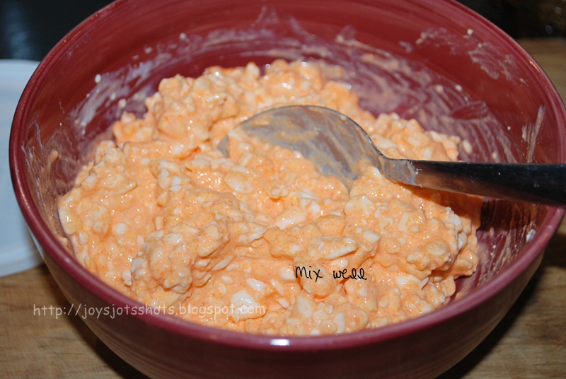 Joy's Jots, Shots & Whatnots Zingy Orange Cottage Cheese Dessert or Salad