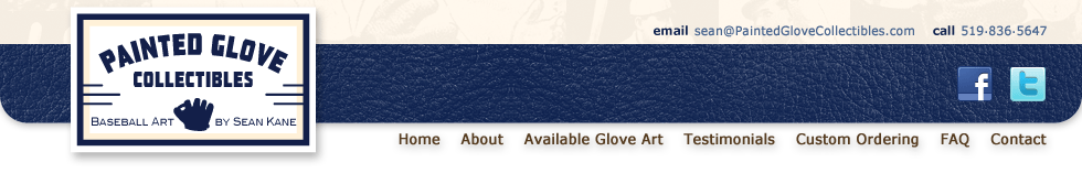 Painted Glove Collectibles | Unique Hand-Painted Baseball Gloves | Baseball Art & Gifts