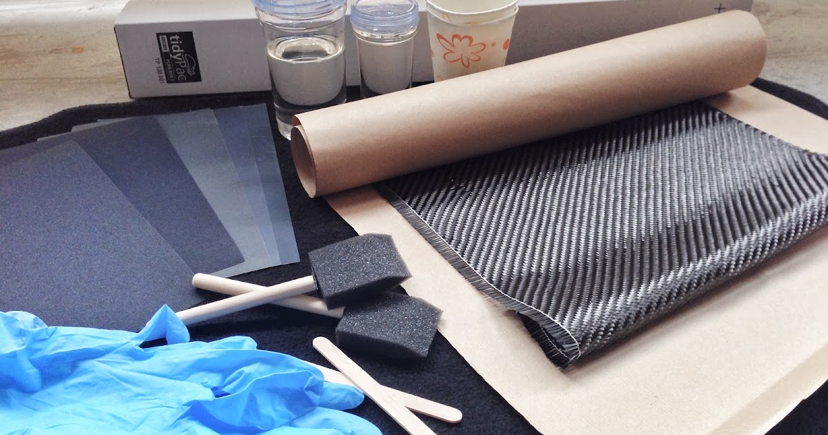 DIY CARBON FIBER FABRIC 12" X 50" SKINNING LAMINATING STARTER KIT 1X1 PLAIN Business Other