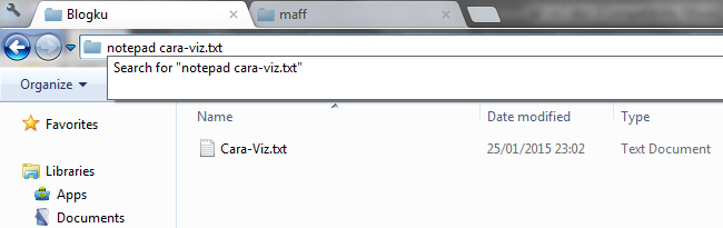 Cara Membuka Commands Melalui Address Bar pada Windows Explorer Cara Membuka Commands Melalui Address Bar pada Windows Explorer