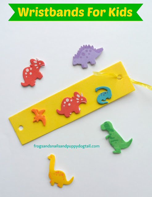 Wristbands for Kids - Frogs and Snails and Puppy Dog Tails