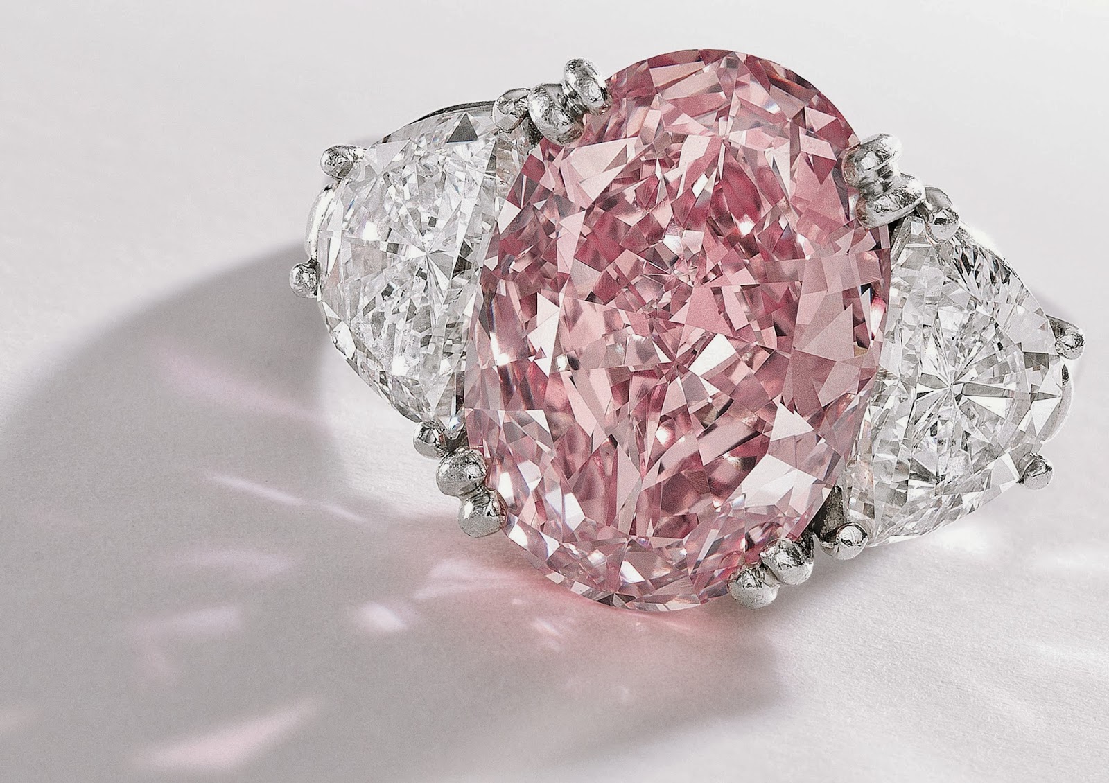 BEAUTY AND FASHION PINK DIAMOND RINGS