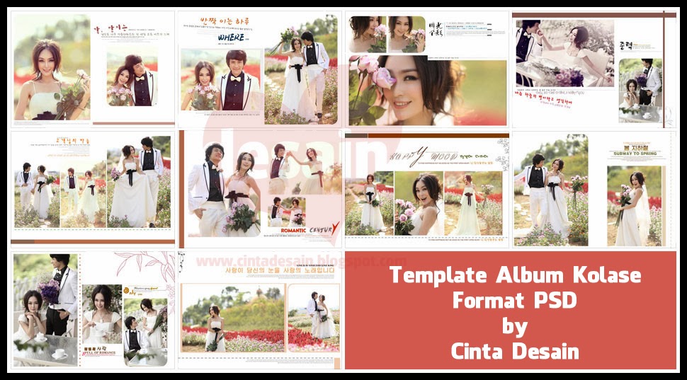 download template kolase wedding psd