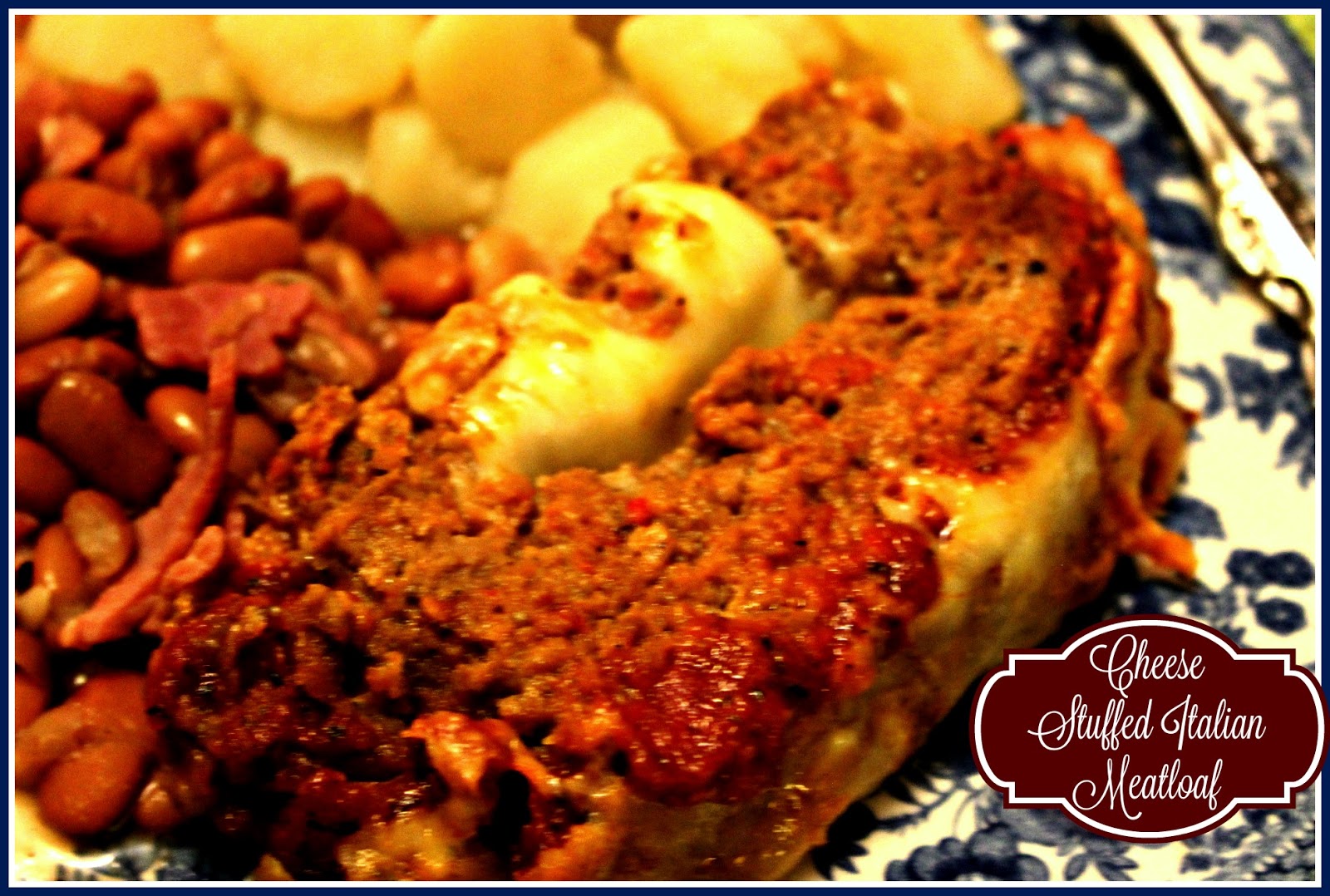 Sweet Tea and Cornbread Cheese Stuffed Italian Meatloaf!