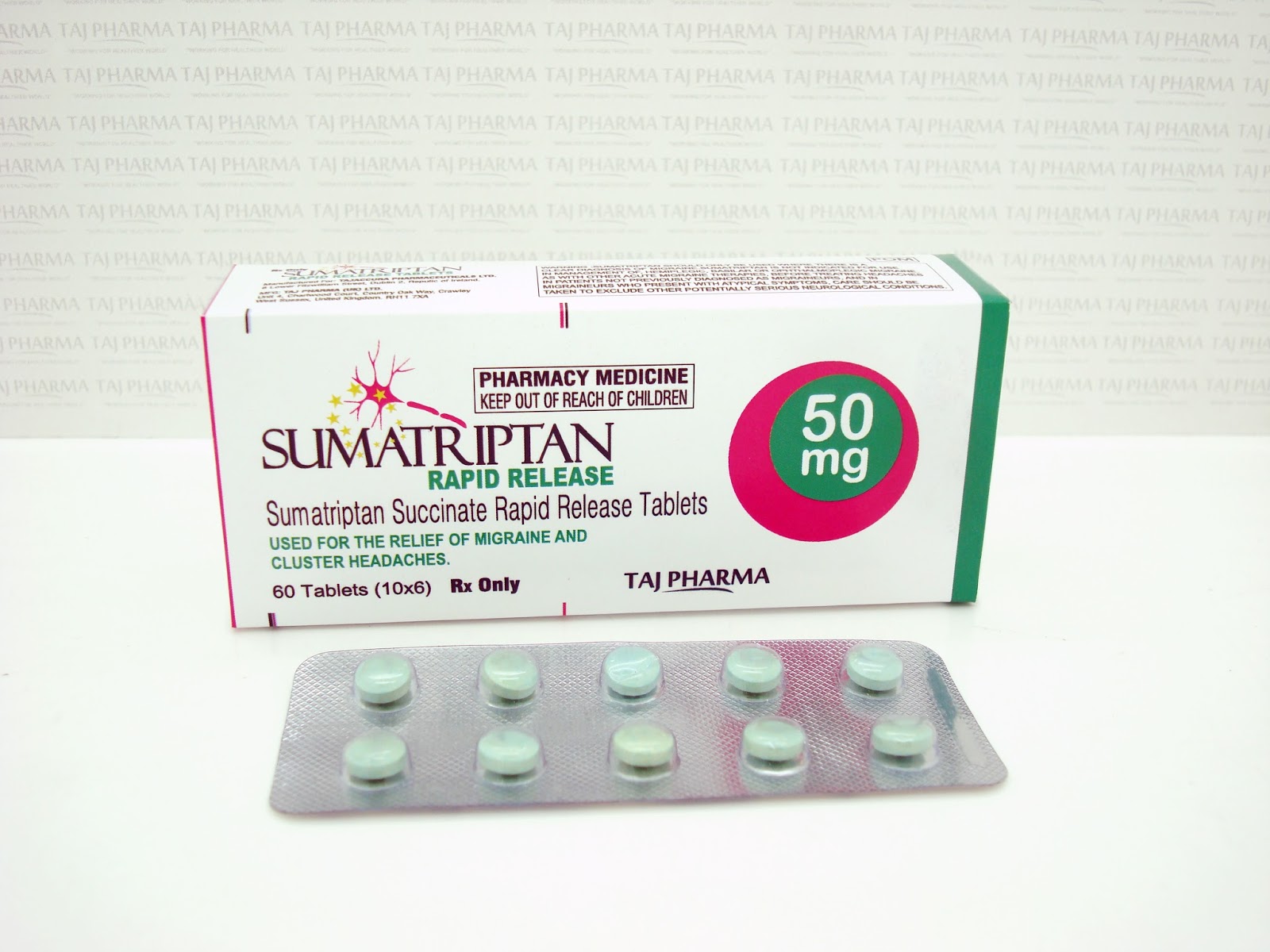 How often can you take imitrex 50 mg per day