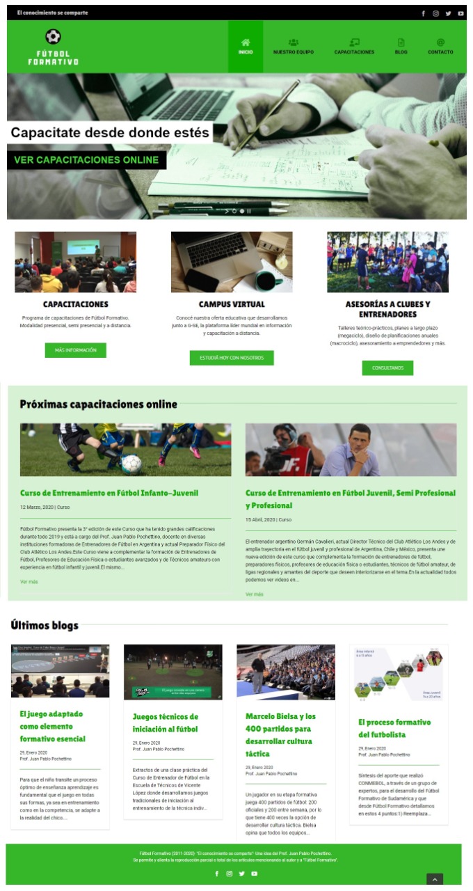 Webinar: Modelo de planificación en el fútbol infanto-juvenil, CADS  Instituto Superior
