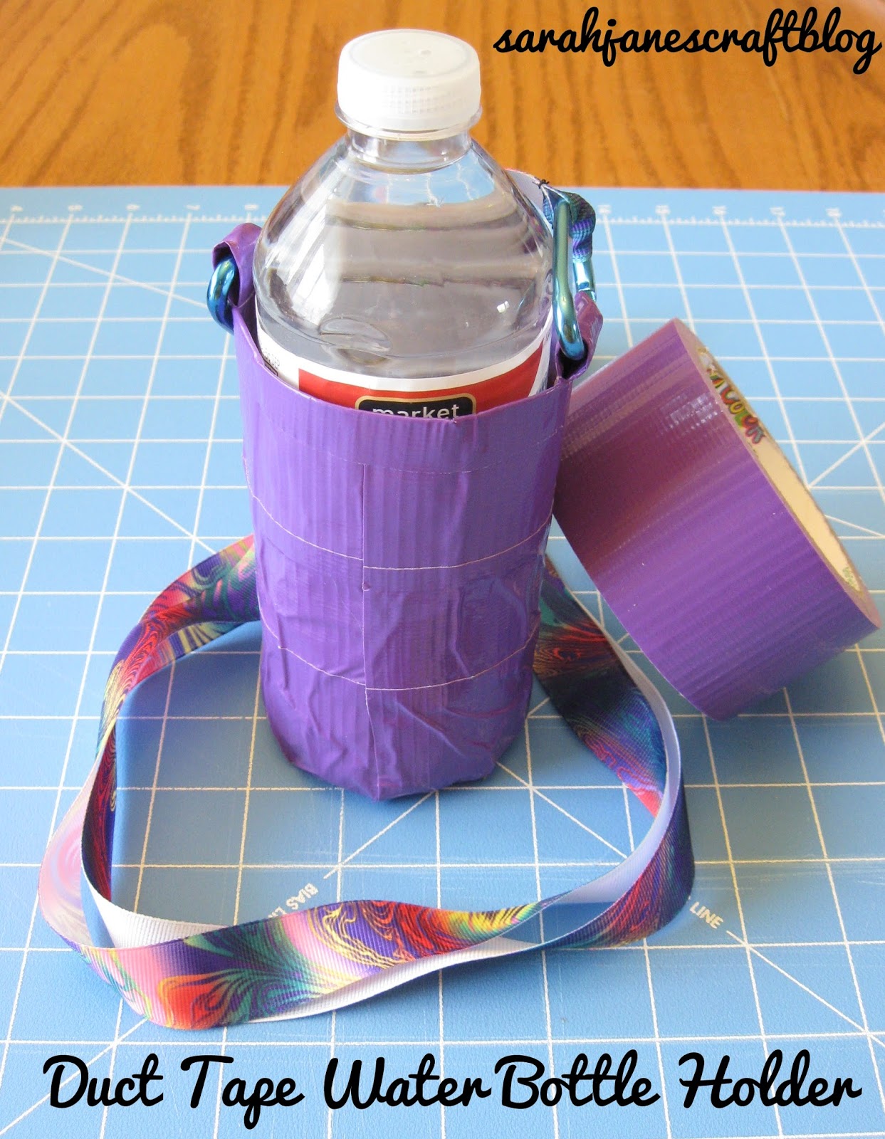Sarah Jane's Craft Blog Duct Tape Water Bottle Holder