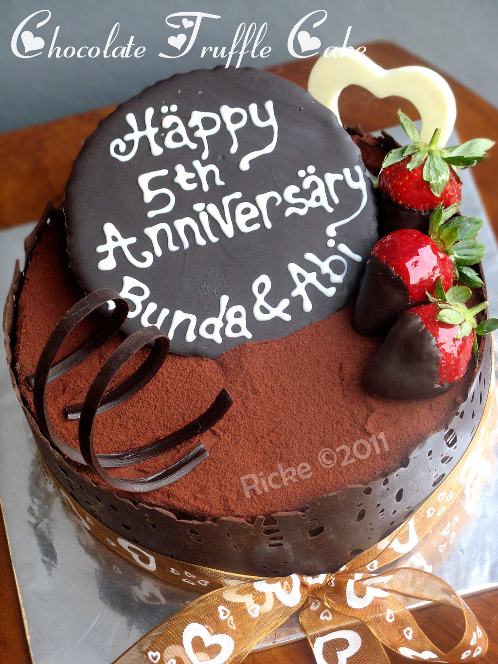 Just My Ordinary Kitchen&hellip; MY 5th ANNIVERSARY CAKE