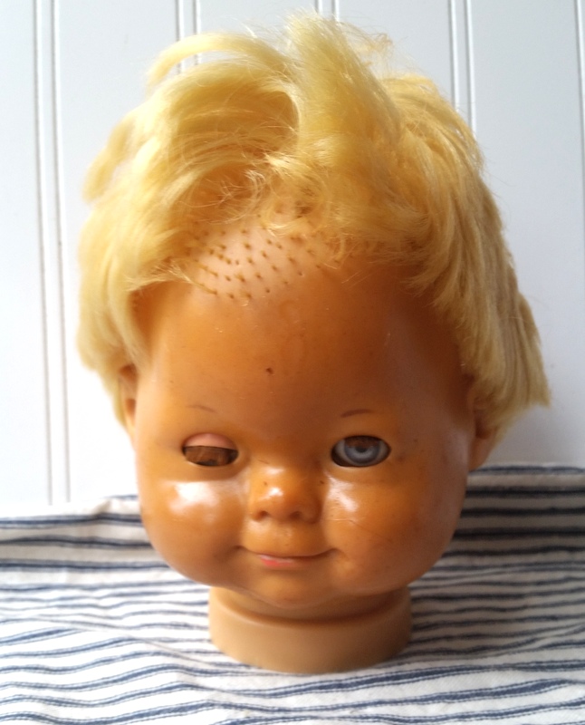 vintage doll heads