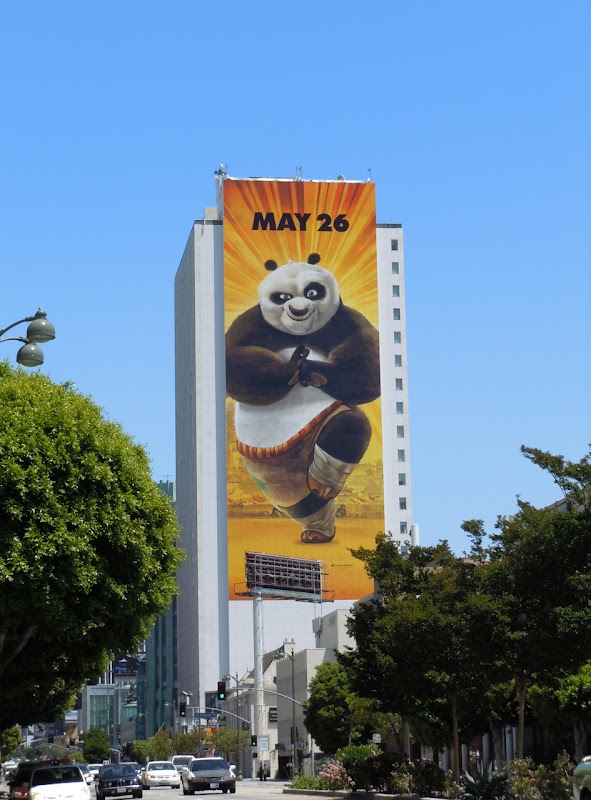 Giant Kung Fu Panda 2 billboard
