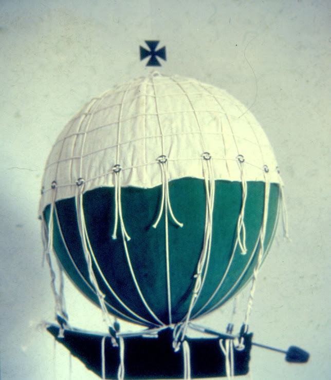 o aerostato de Bartolomeu de Gusmão - projeto Murillo Cruz - 1985
