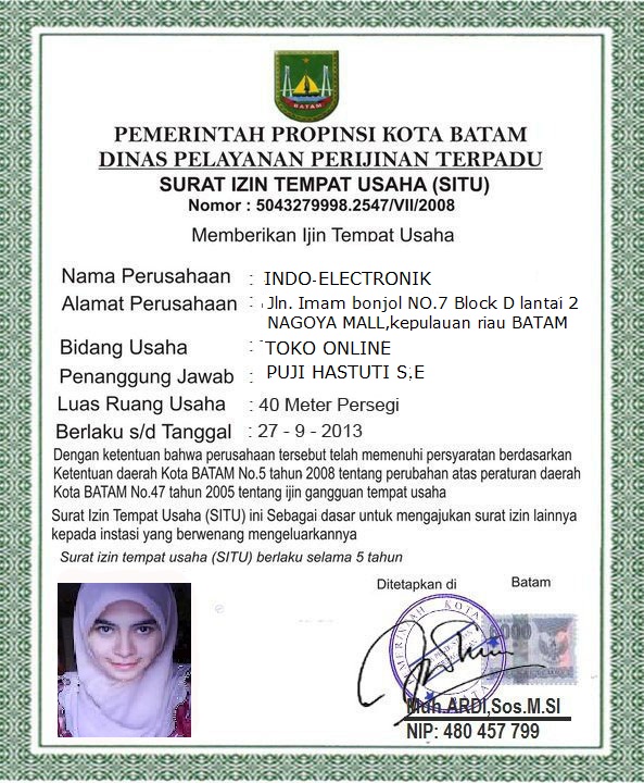 Contoh Surat Izin Usaha Rental Ps Free Download Images