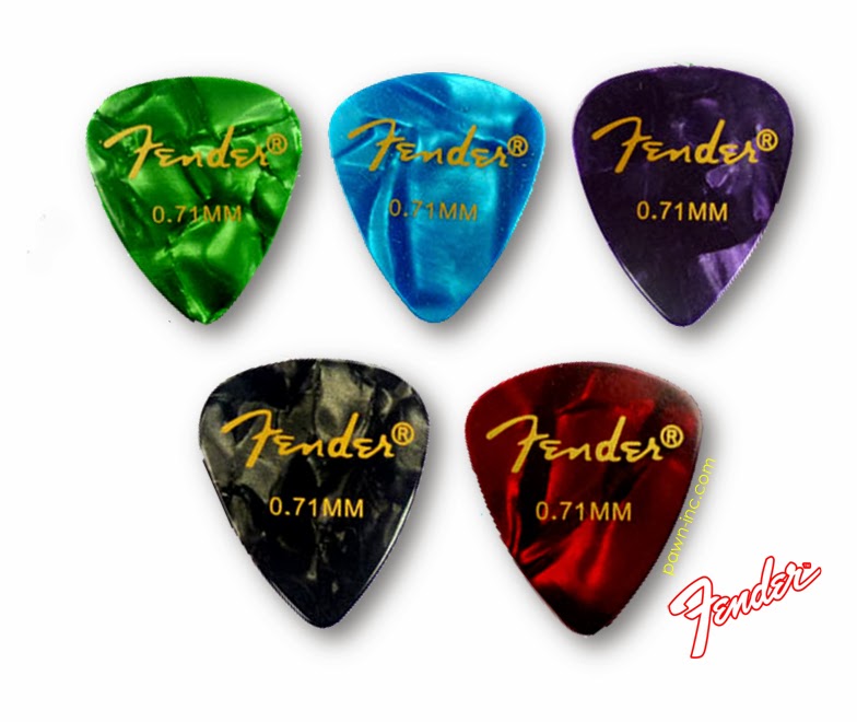 【PAWN】 [SOLD] Fender 0.71MM Guitar Picks for Electric Guitar