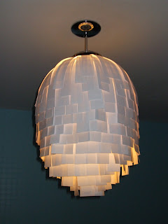 diy lampshade -- upcycle it!