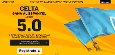 betfair Celta gana Espanyol supercuota 5 Liga 12 diciembre betfair Celta gana Espanyol supercuota 5 Liga 12 diciembre