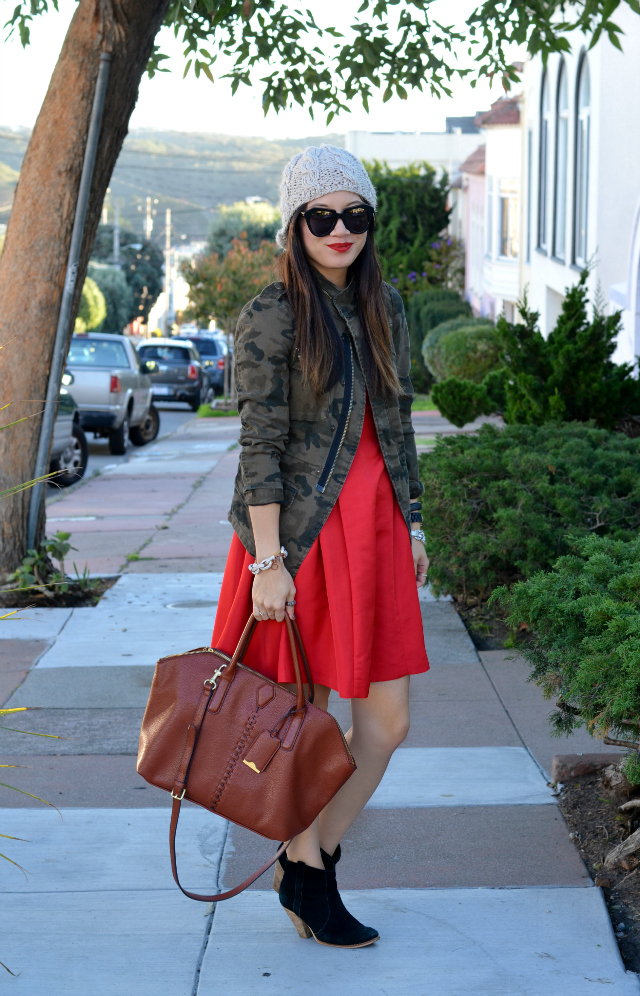 adore to adorn Red and Camo Green