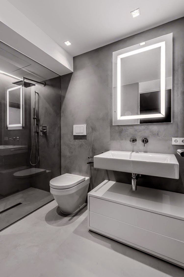 Elegant modern bathroom lighting ideas: LED bathroom ...