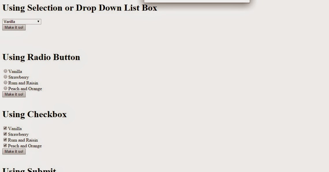Blog For Hs Comptuer Form Radio Button Checkbox Drop Down List Submit