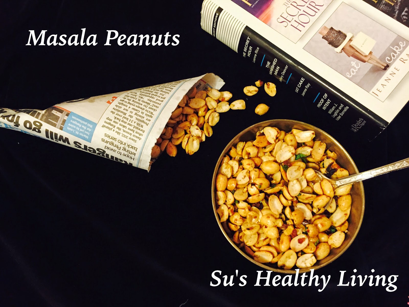 Su's Healthy Living Quick Masala Peanuts ( Spicy panroasted peanuts