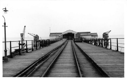 View down the pier