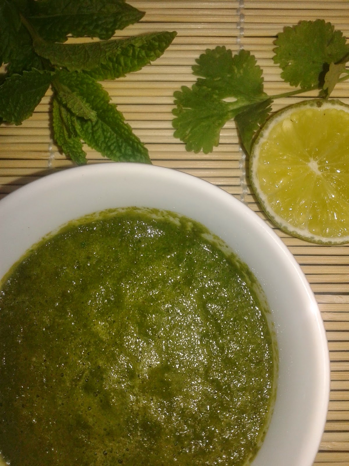 Recipe of fresh Mint and Coriander Chutney How to make Coriander and