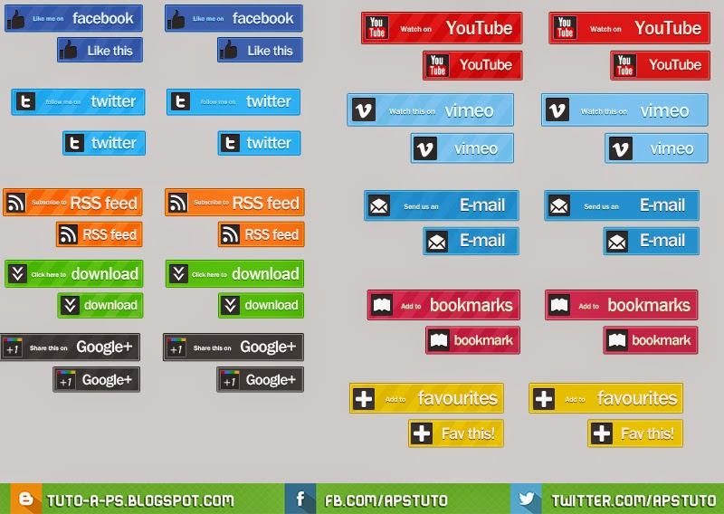 Psd أيقونات مواقع التواصل الإجتماعي مبدعي الفوتوشوب