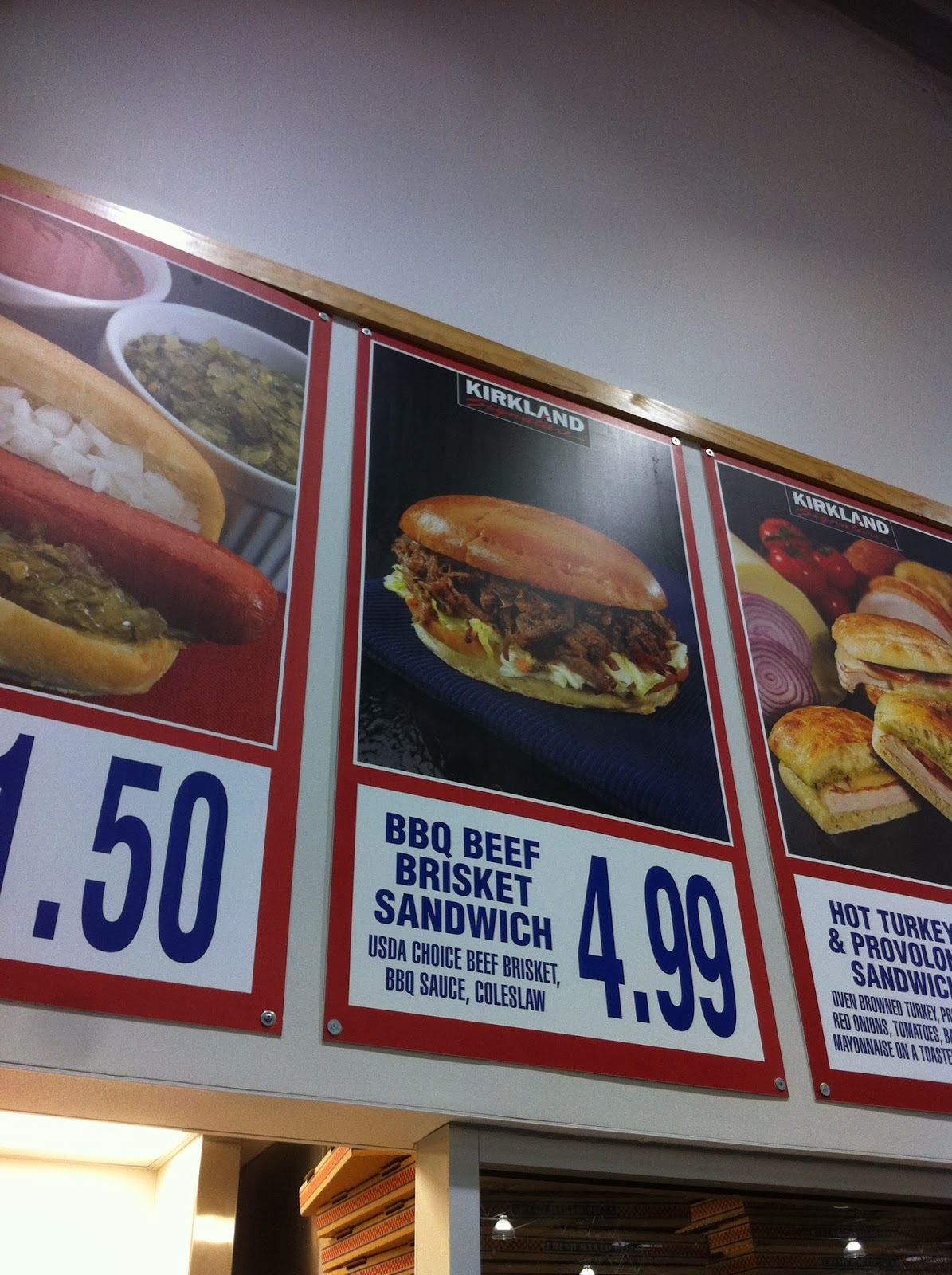 Ann Arbor Costco Craft Beer and BBQ Brisket Sandwich