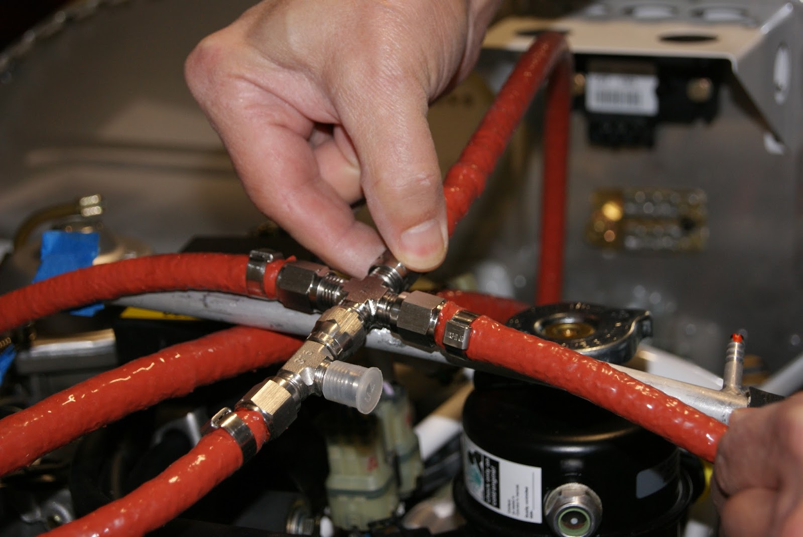 DOG Aviation John's RV12 Blog Installing Aircraft Specialty Teflon