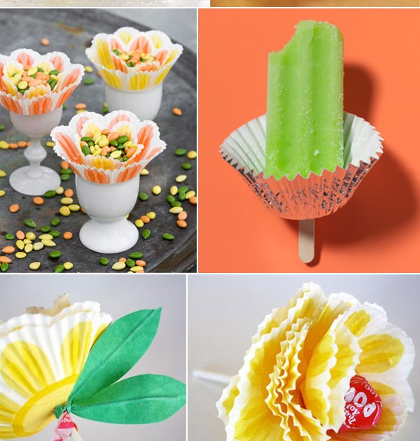 bonafidebride Cupcake Liner DIY Crafts {they're a piece of cake!}