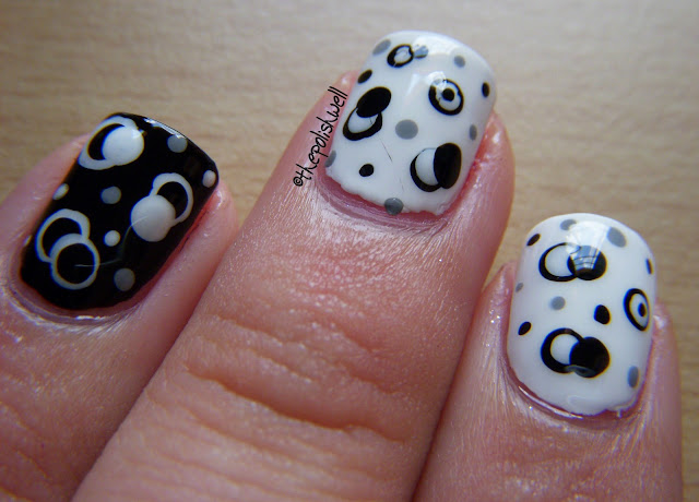 Black White Nail Designs