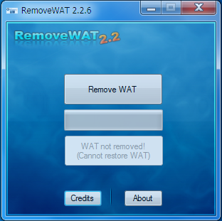Remove WAT 2.2.6 Remove WAT 2.2.6
