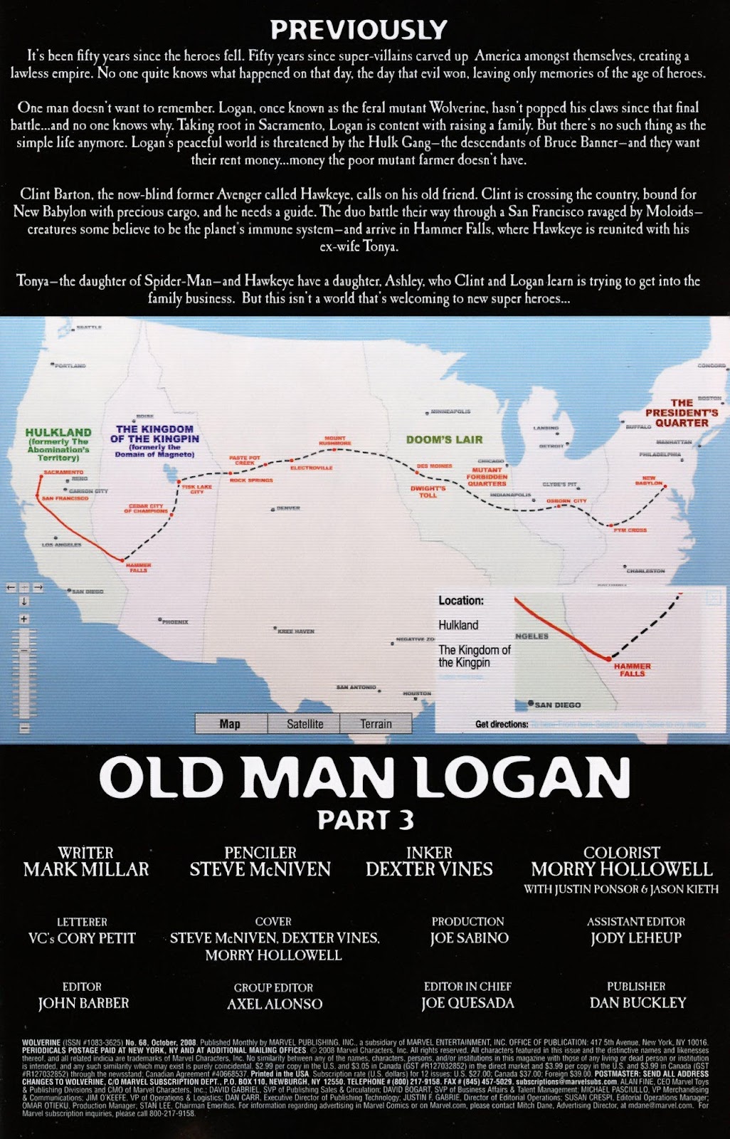 Read online Wolverine (2003) comic - Issue #68 - 2