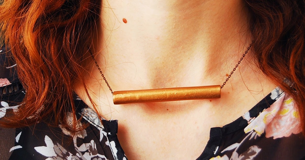 Totally Tutorials Tutorial Make a Bar Necklace with Polymer Clay