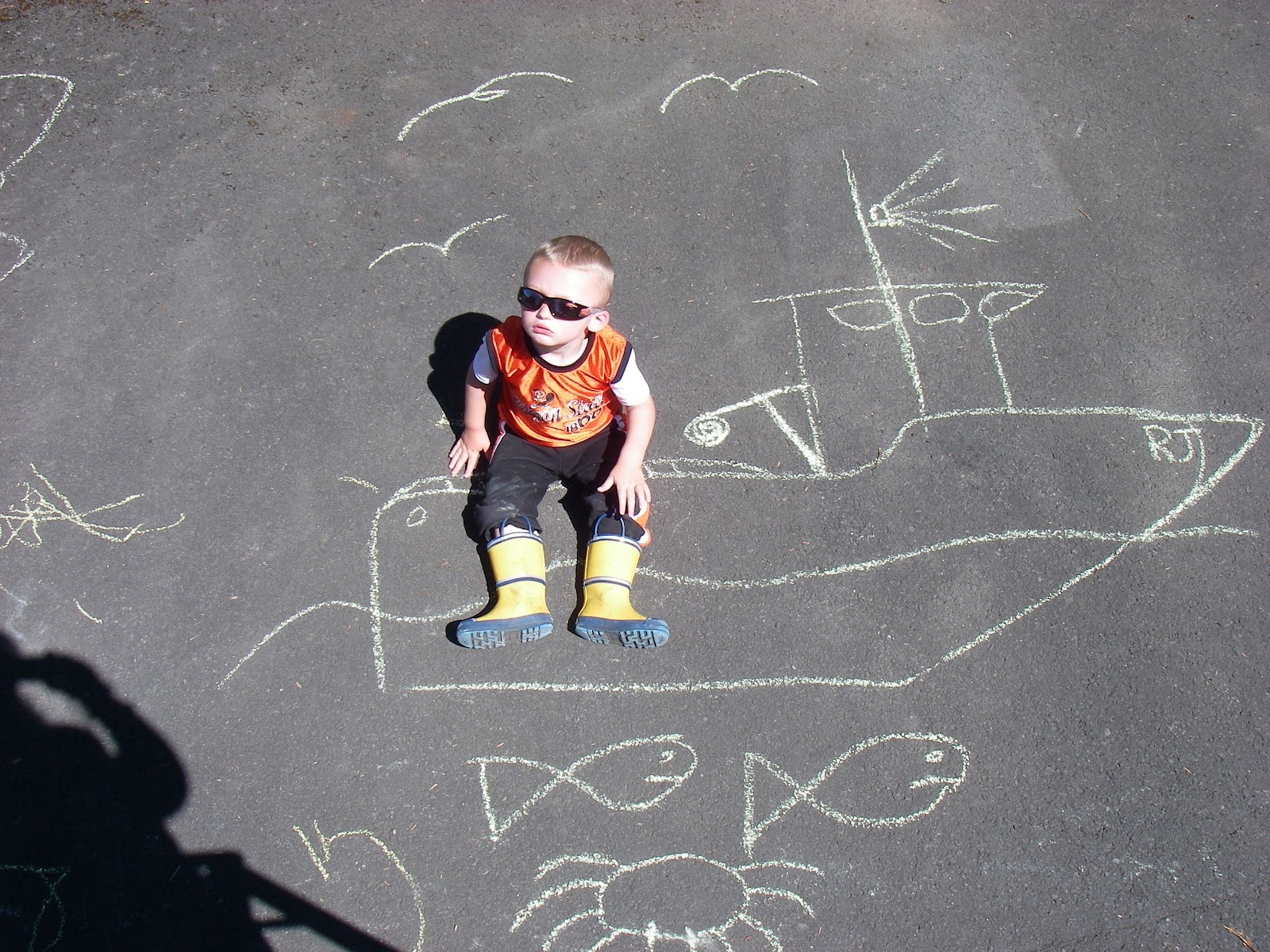 Happy Mommy Interactive Chalk Art