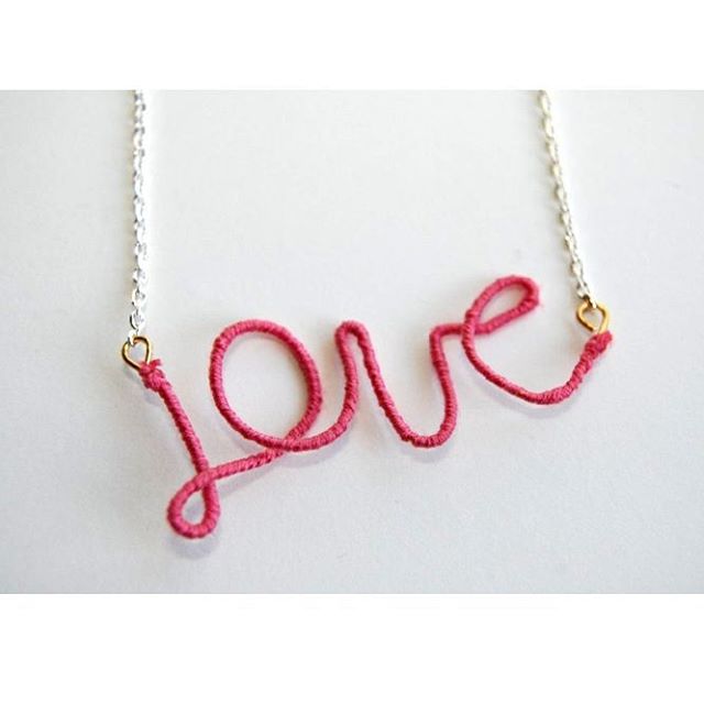 Ggproduction Diy Love Necklace Tutorial Cara Membuat Kalung Love