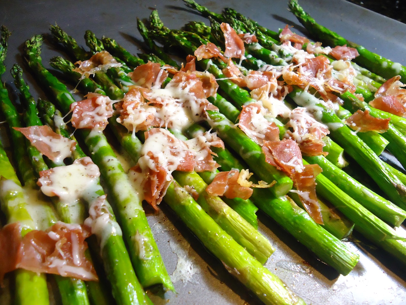 A Hungry Teacher.................... Roasted Asparagus with Provolone