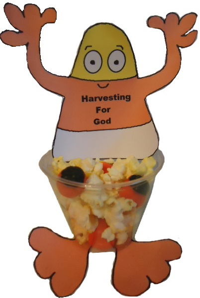 Church House Collection Blog: Candy Corn "Harvesting For God" Cup Craft