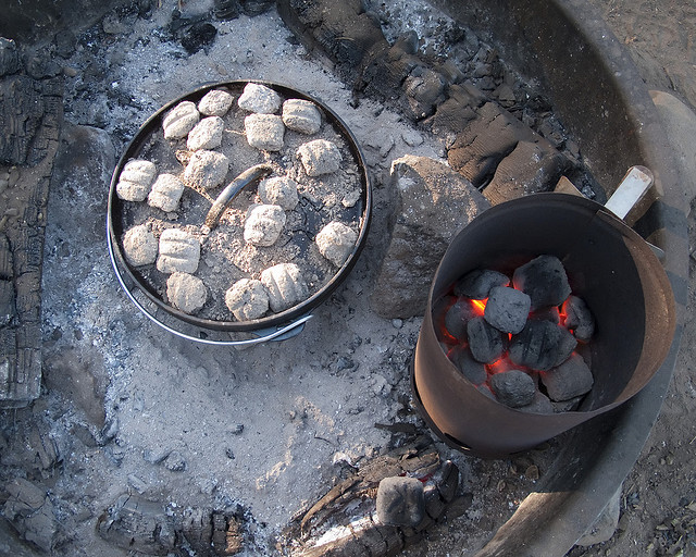 Mother's Kitchen Camp Cooking How to cook using a Dutch Oven