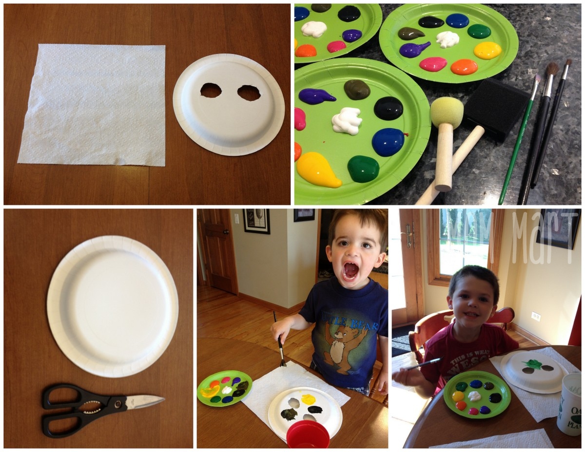 Easy Paper Plate Animal Masks - Crafts 4 Toddlers
