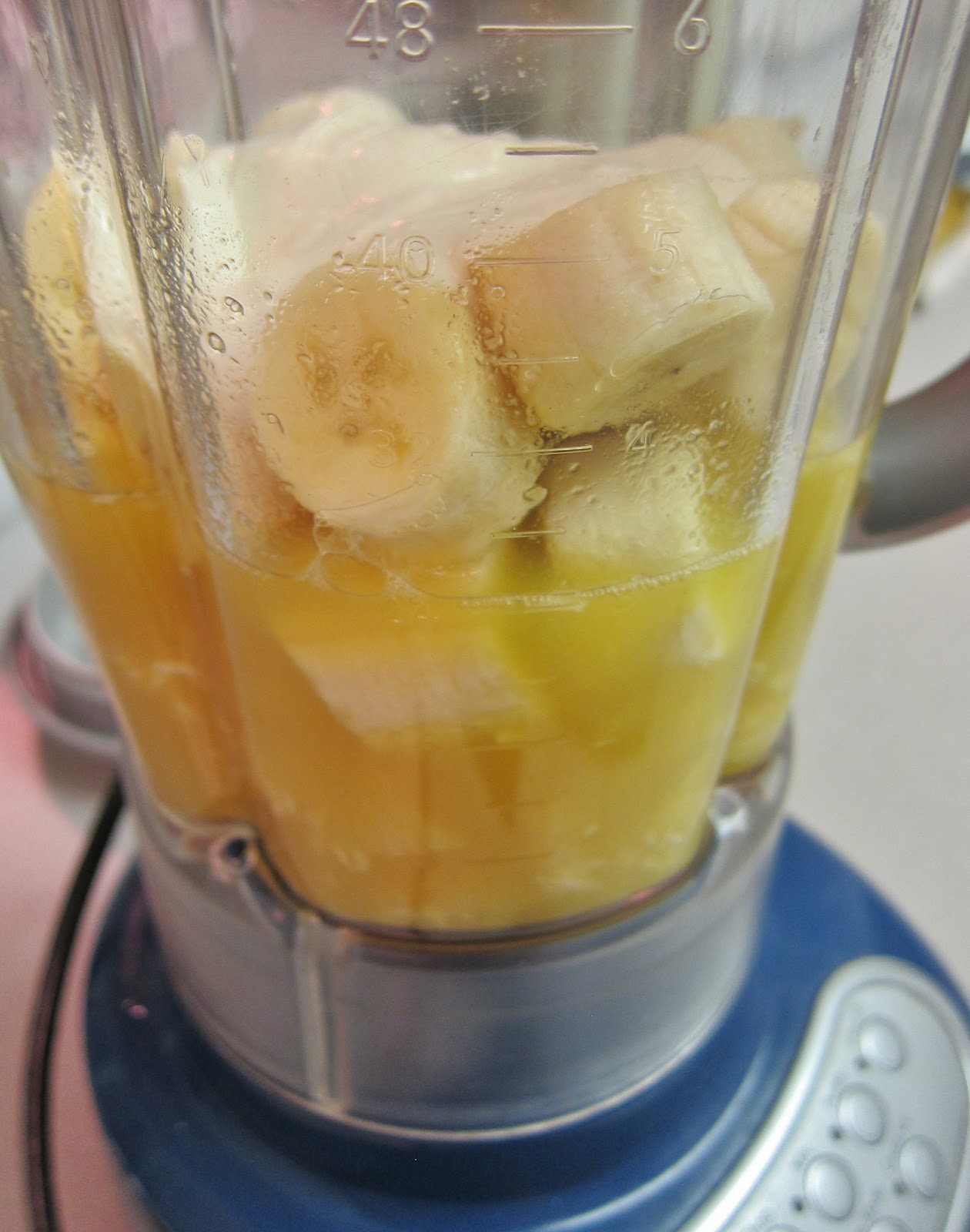 The Vegan Chronicle Orange, Banana, and Pineapple Frappe