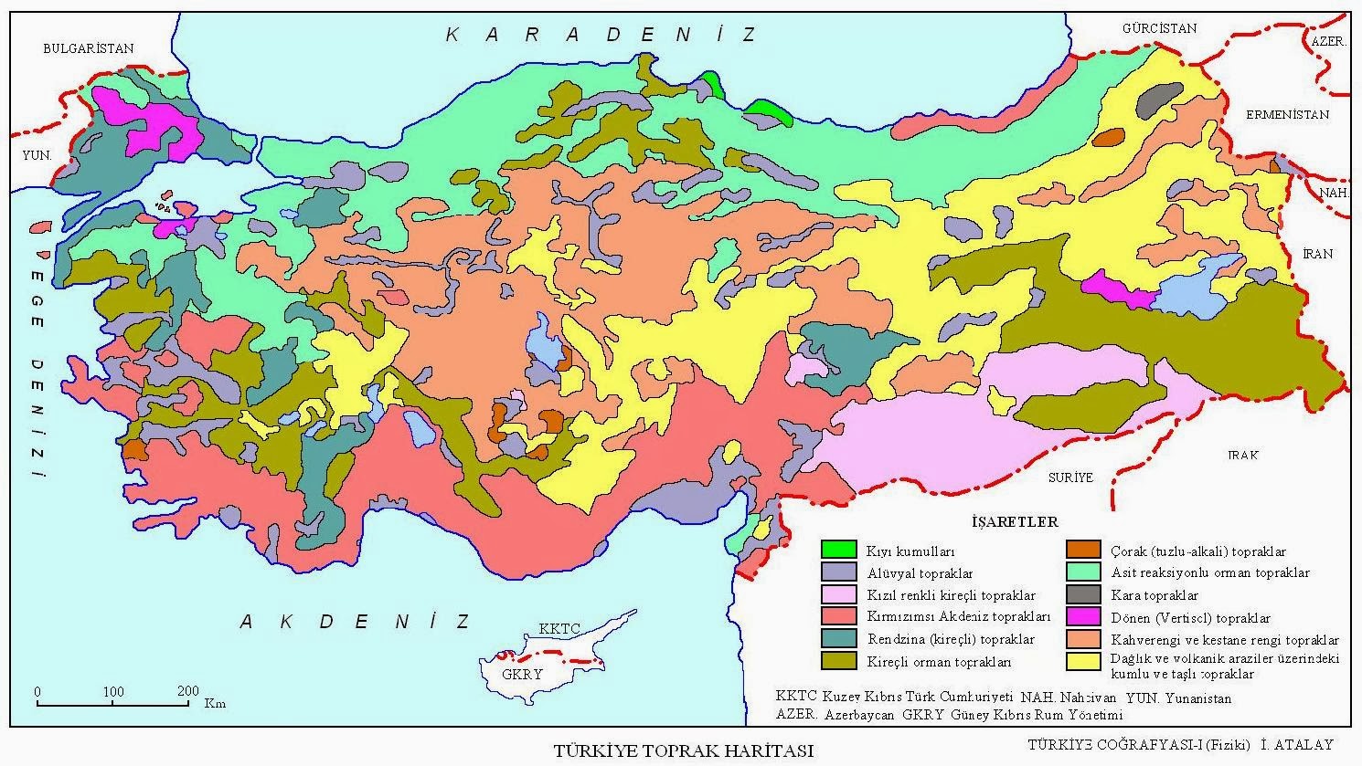 turkiye fiziki cografya