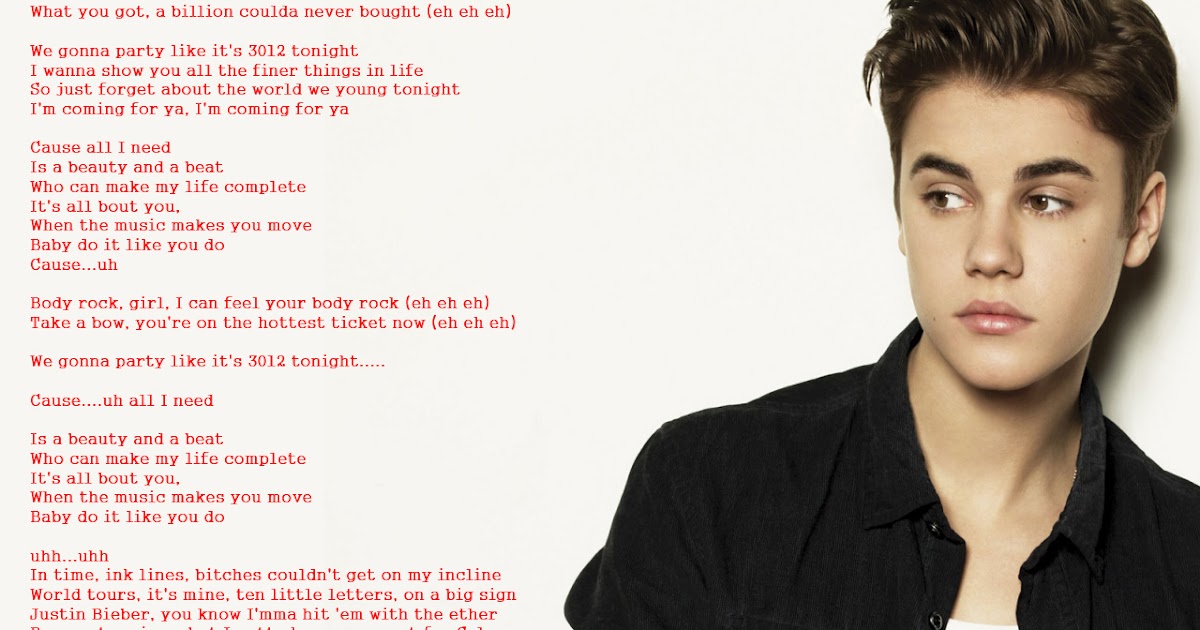 Lyrics Wallpapers Justin Bieber Beauty And A Beat Ft Nicki Minaj