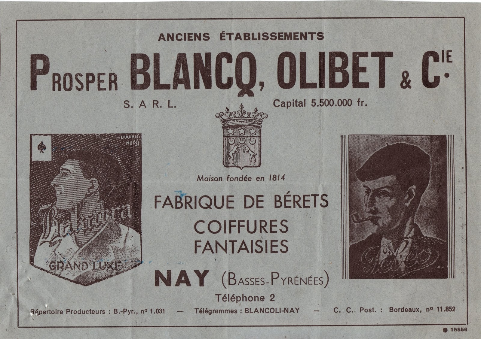 Blancq Olibet French Berets